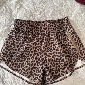 Leopard Print Women's Shorts
